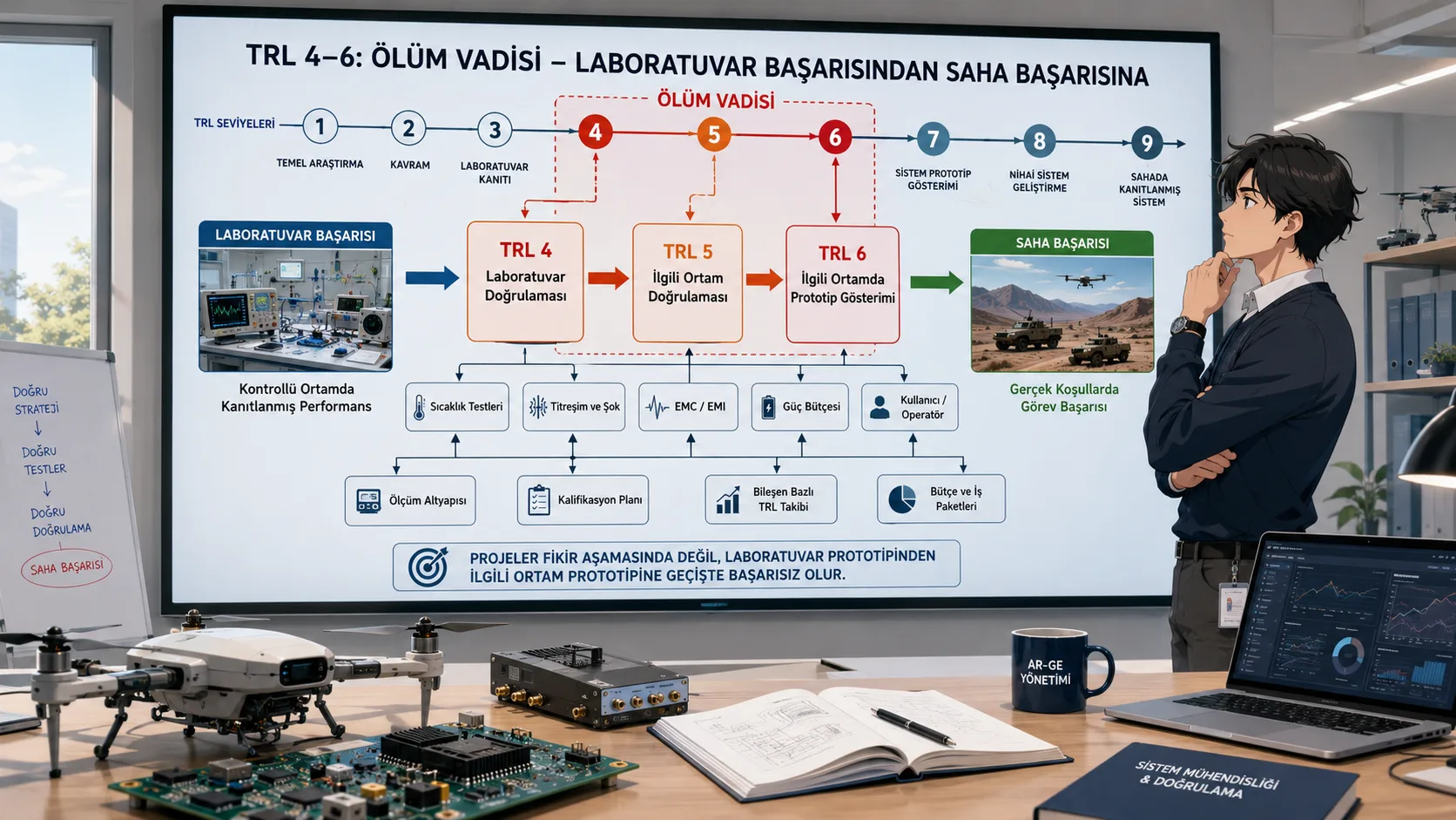 TRL 4 ile TRL 6 Arasındaki Uçurum: Ar-Ge Projelerinin Gerçekten Öldüğü Yer